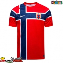 Camisa de Futebol Noruega Equipamento Principal Mundo 2026 Manga Curta